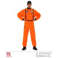 large adults orange astronaut costume