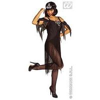 Ladies Chicago Dress Costume Small Uk 8-10 For 20s 30s Dancing Flapper Moll