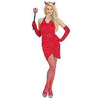 ladies devil lady costume extra large uk 18 20 for halloween satan luc ...