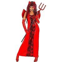Ladies Devilicious Lady Costume Medium Uk 10-12 For Halloween Satan Lucifer