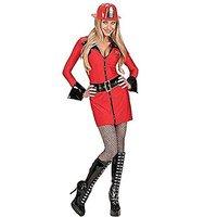 ladies fire fighter costume large uk 14 16 for tv cartoon film fancy d ...