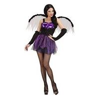 Ladies Gothic Fairy Costume Medium Uk 10-12 For Halloween Fancy Dress