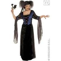 Ladies Gothic Princess Costume Extra Large Uk 18-20 For Medieval Royalty Fancy