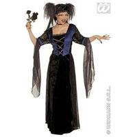 ladies gothic princess costume medium uk 10 12 for medieval royalty fa ...