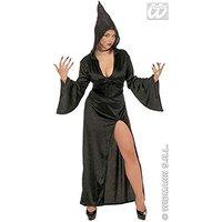 Ladies Gothic Temptress 3cols Costume Medium Uk 10-12 For Halloween Fancy Dress
