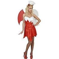 Ladies Heaven & Hell Costume Small Uk 8-10 For Halloween Fancy Dress