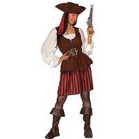 Ladies High Sea Pirate Lady Costume Double Extra Large Uk 20+ For Buccaneer