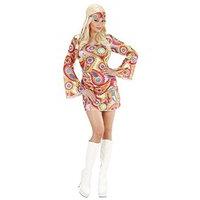 Ladies Hippie Girl Costume Large Uk 14-16 For 60s 70s Hippy Fancy Dress