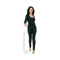 Ladies Lady Bodysuit Withsleeves Black Costume For Olympic Sports Fancy Dress