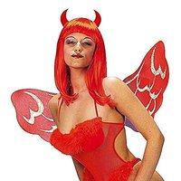 Ladies Lady Devil Dress Up Set Accessory For Halloween Fancy Dress