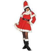 Ladies Lady Santa Deluxe Costume Small Uk 8-10 For Christmas Panto Nativity