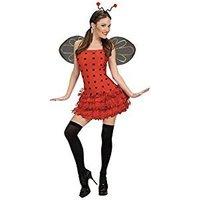 Ladies Ladybug Costume Large Uk 14-16 For Animal Jungle Farm Fancy Dress