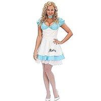 Ladies Malice Costume Large Uk 14-16 For Wonderland Fairytale Fancy Dress