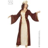 Ladies Medieval Princess Costume Extra Large Uk 18-20 For Medieval Royalty