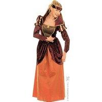 Ladies Medieval Queen Costume Medium Uk 10-12 For Medieval Royalty Fancy Dress