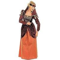 Ladies Medieval Queen Costume Small Uk 8-10 For Medieval Royalty Fancy Dress
