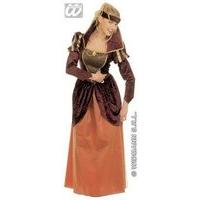 Ladies Medieval Queen Velvet Costume Extra Large Uk 18-20 For Medieval Royalty