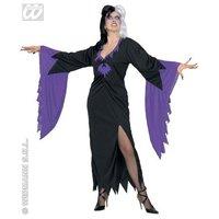 ladies mortisia dress costume medium uk 10 12 for halloween fancy dres ...
