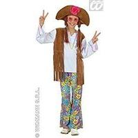 Large Girls Woodstock Hippie Costume