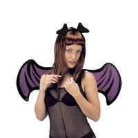 Ladies Bat Lady Dress Up Set Accessory For Superhero Fancy Dress