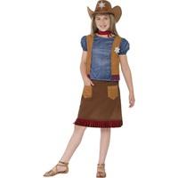 Large Children\'s Western Belle Cowgirl Fancy Dress Costume.