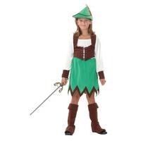 Large Girls Deluxe Robin Hood Costume