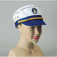 Ladies Navy Sea Captain Hat
