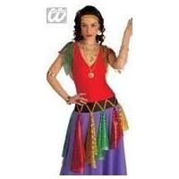 Ladies Gipsy Queen Costume Extra Large Uk 18-20 For Medieval Princess Fancy