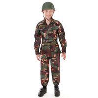Large Camouflage Boys Soldier Costume