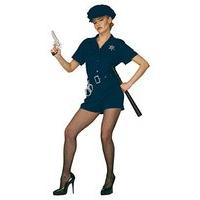 Ladies Cop Lady Costume Large Uk 14-16 For Police Policewoman Fancy Dress