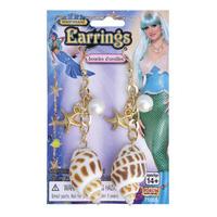 ladies mermaid shell earings