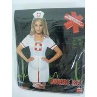 Ladies Sexy Nurse Cap, Garter & Apron Kit