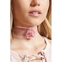 Lace and Floral Choker Set