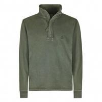 Lazy Jacks Mens Pigment Dyed Sweatshirt, Khaki, XX-Large