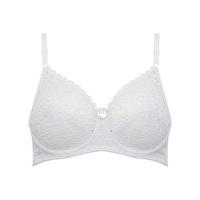 ladies plus size cotton stretch underwired fuller bust support and lif ...