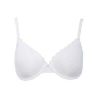 ladies square jacquard pattern underwired padded everyday t shirt bra  ...