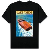 lake tahoe california wooden boat