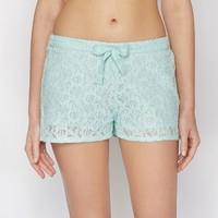 Lace Drawstring Shorts