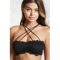 Lace Strappy Racerback Bralette