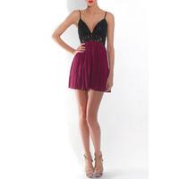 Lace bodice Slip Dress