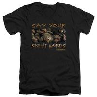 labyrinth say your right words v neck