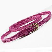 Lady Fashion Belts Leather Material Waistband Metal Belt Buckle