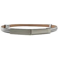 Lady Fashion Belts Leather Material Waistband Metal Belt Buckle