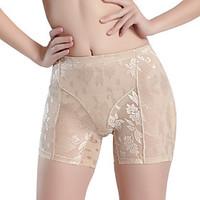 Ladies Kardashian Lace Seamless Plus Size Elastic Waist Plump Sexy Nuttocks Thin Abdominal Print Shaping Pants