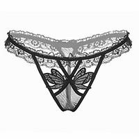 Lace Solid G-strings Thongs PantiesNylon