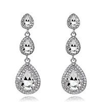 Lady\'s Gem Zircon Drop Earrings Fine Jewelry for Lady Party