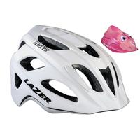 Lazer Sport Nutz Kids Helmet with FREE Crazy Nutshell | White