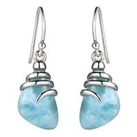 larimar earrings jewelry wedding party halloween casual sports sterlin ...