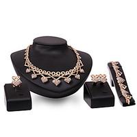 Latest Ladies Fashion Euramerican Exaggeration Jewelry Set / Necklace / Ring / Earrings / Bracelet