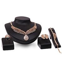 Latest Ladies Fashion Euramerican Exaggeration Jewelry Set / Necklace / Ring / Earrings / Bracelet